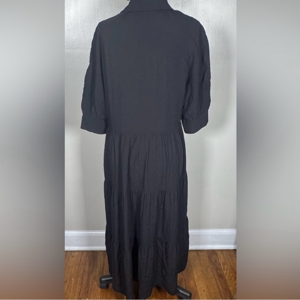 NATURAL LIFE Black Rebecca Midi Dress - Picture 4 of 6